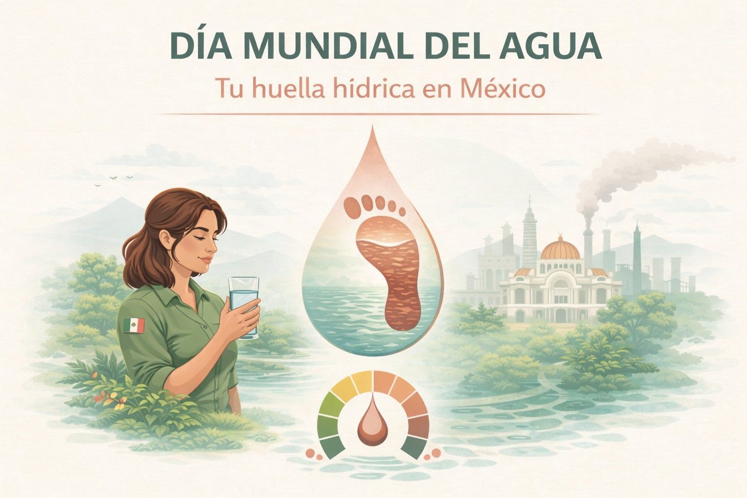 Día Mundial del Agua: Tu huella hídrica en México